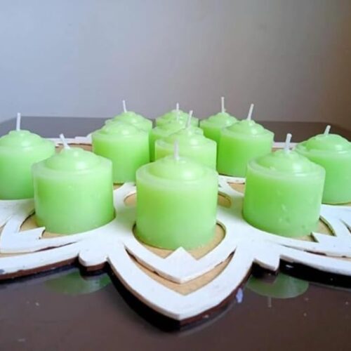 Multicolor 72 Pieces Scented Votive Candle Set For Christmas Wedding Anniversary And Birthday Party Decoration